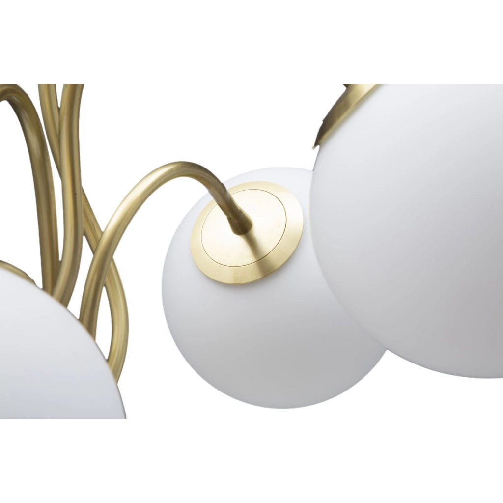 Lampada da Terra VKH207, Oro, Metallo, 53x53x74 cm