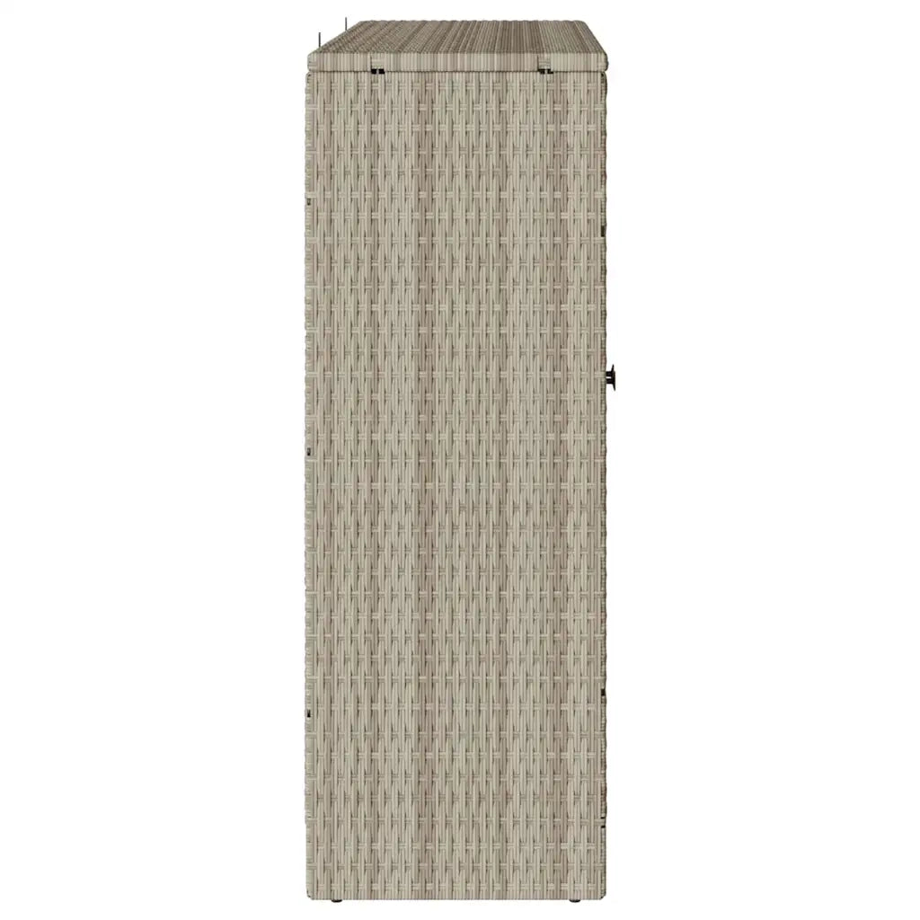 Armadio con lo scaffale Grigio chiaro 100 x 36 x 102 cm Rattan 4103825