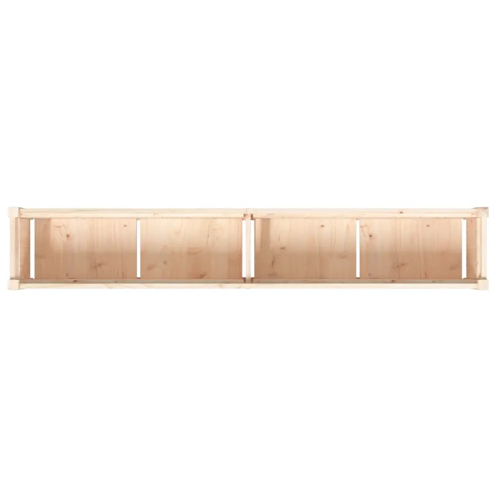 Fioriera da Giardino 180x31x31 cm in Legno Massello di Pino 837494