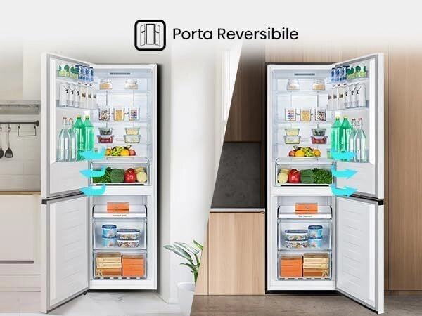 Hisense RB390N4AWE Libera installazione 304 L Bianco