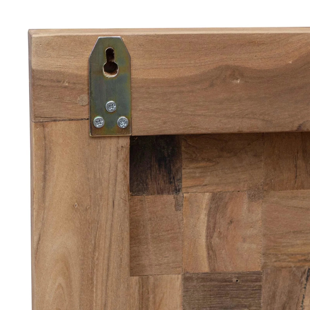 Testiera Naturale Legno di teak solido