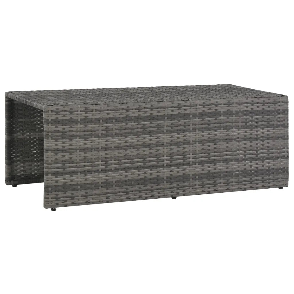 Set Divani da Giardino 6 pz con Cuscini in Polyrattan Grigio cod mxl 37497
