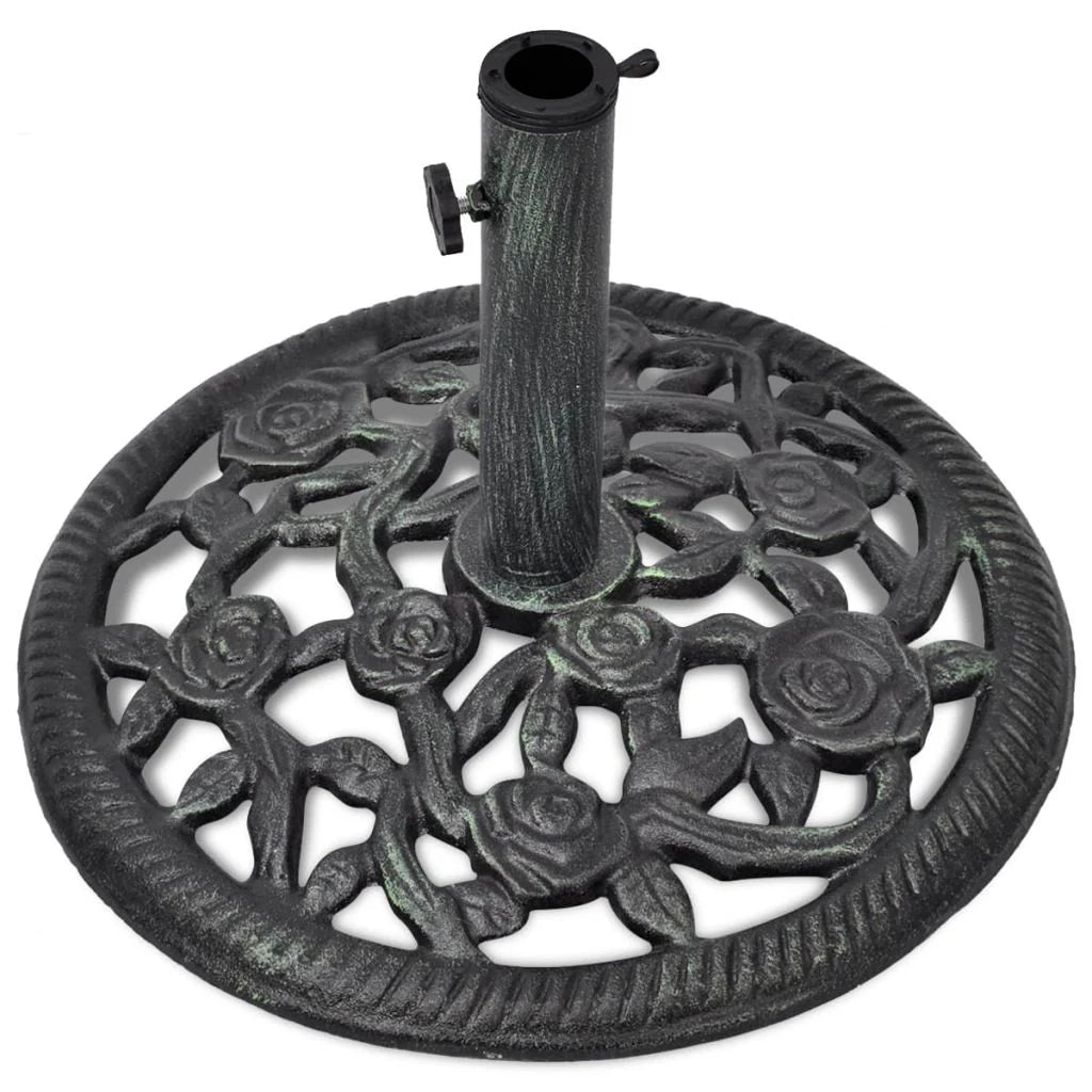 Base per ombrellone in ghisa 35/38/48 mm 12 kg 48 cm nero 2202094