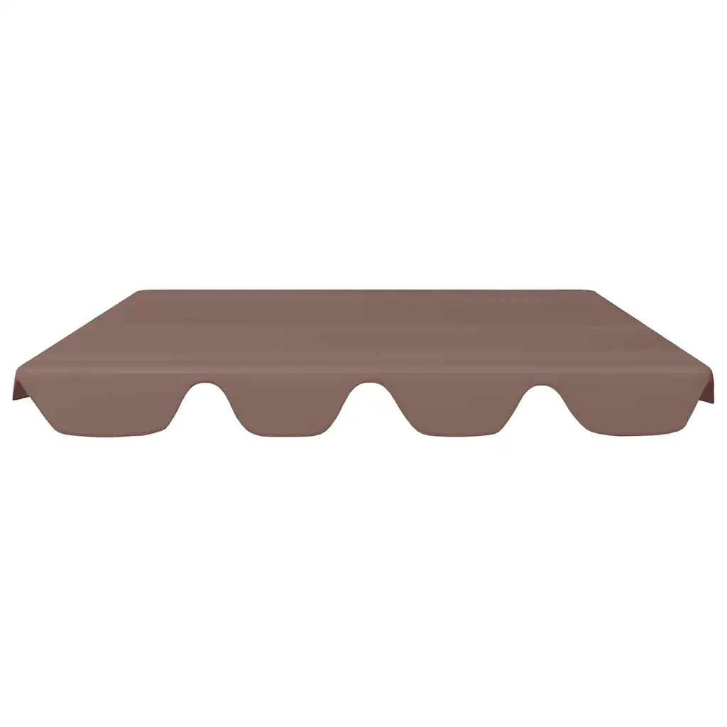 Baldacchino per Dondolo Giardino Marrone 150/130x105/70 cm CFW8776940