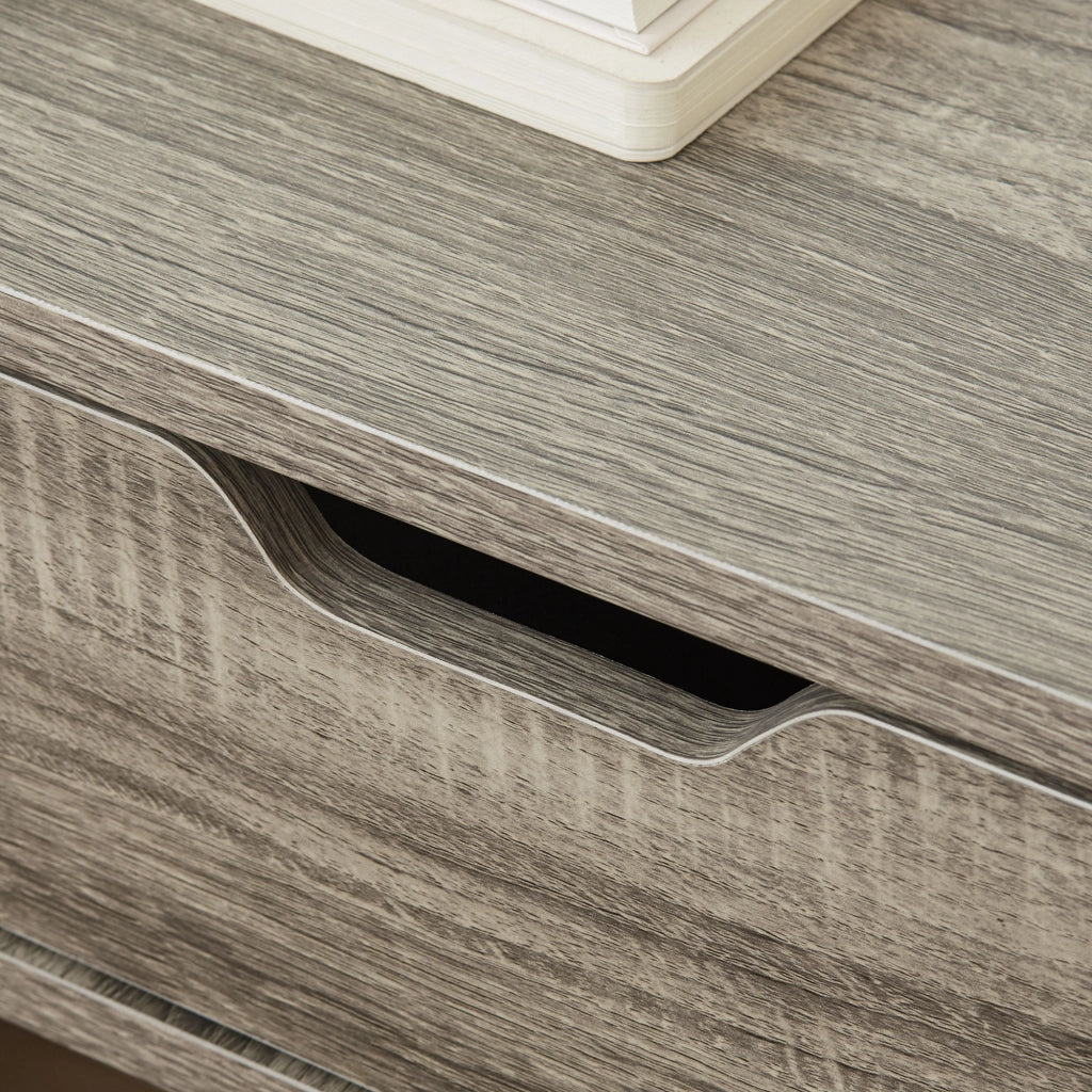 Comodino sospeso ¨C zephmum ¨C grigio 40x30x19.5 cm