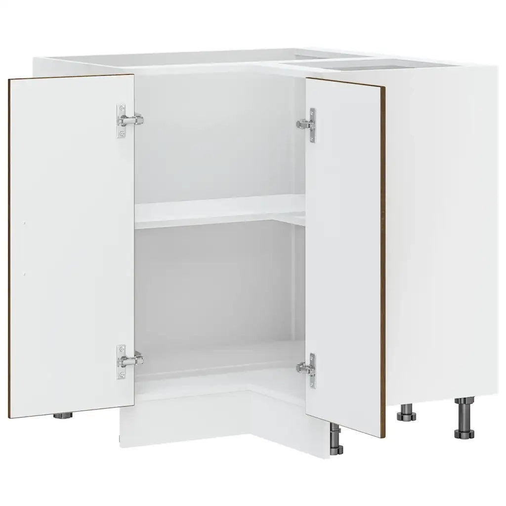 Pensile da cucina | Mobile Base ad Angolo Cucina Kalmar Rovere Marrone Truciolato
