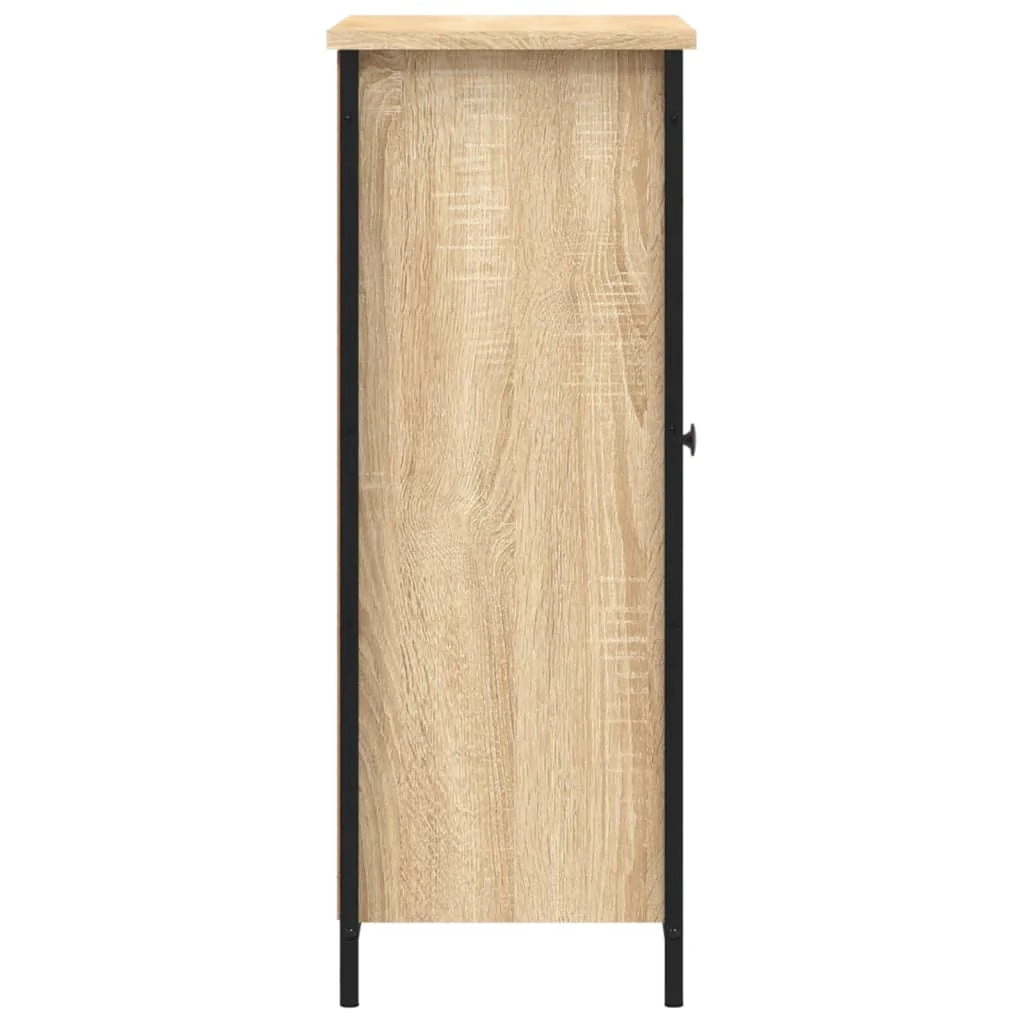 Buffet credenza cassettiera armadio mobile contenitore organizer cucina soggiorno rovere Sonoma 70 x 30 x 80 cm legno ingegnerizzato marrone 02_0031692