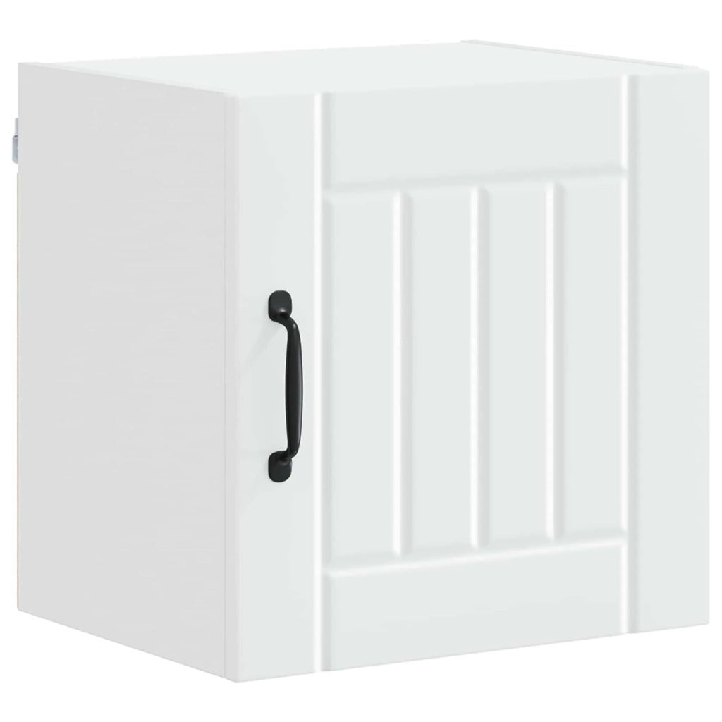 Set di 2 pensili da cucina moderni e funzionali 40 x 31 x 40 cm in legno composito bianco 02_0053904