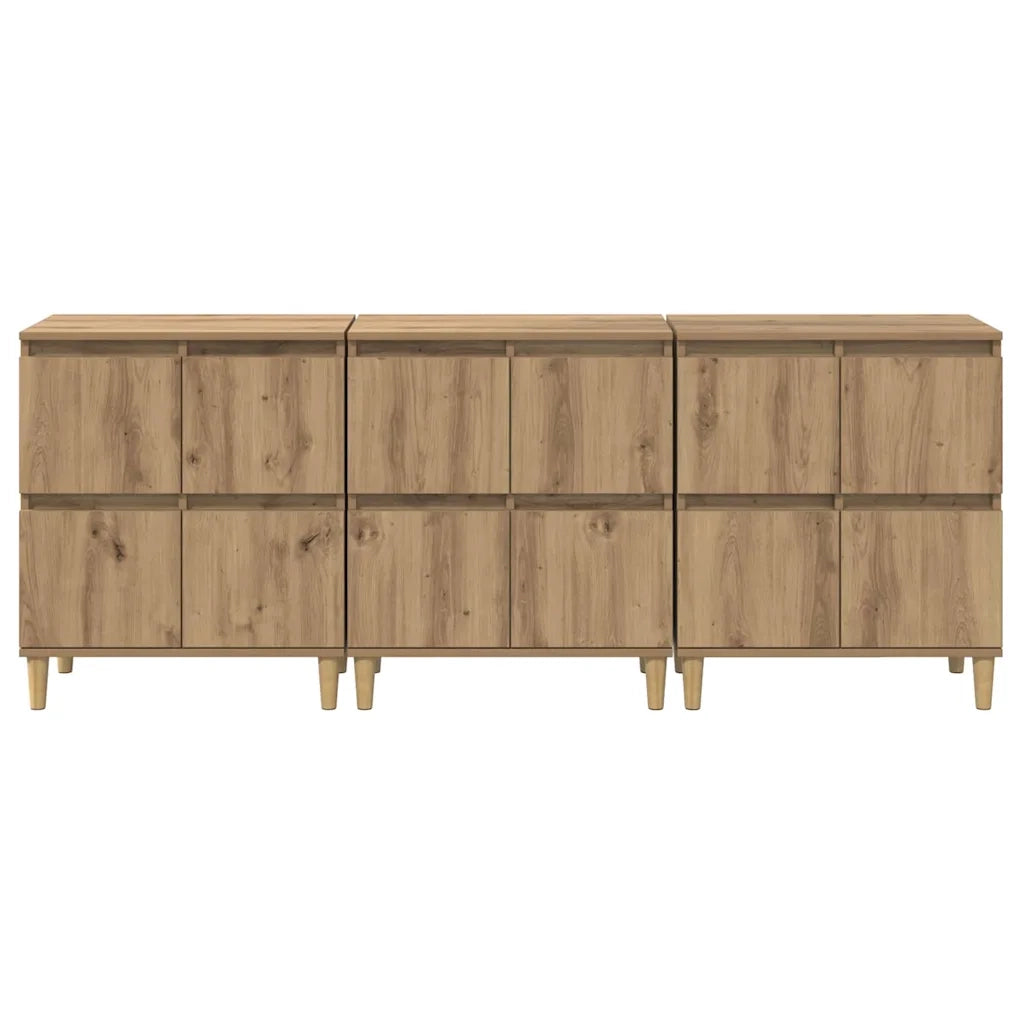 Credenza | Sideboards 3 pcs Rovere artigianale 60 x 35 x 70 cm