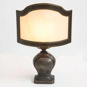 LANTERNA PLAFONIERA DA TAVOLO PERGAMENA MEDIA CM. 19X10X31 ILLUMINAZIONE