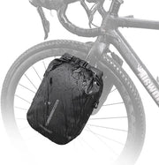 Sacca per forcella da bicicletta impermeabile 4-6L per bikepacking e touring con chiusura rapida