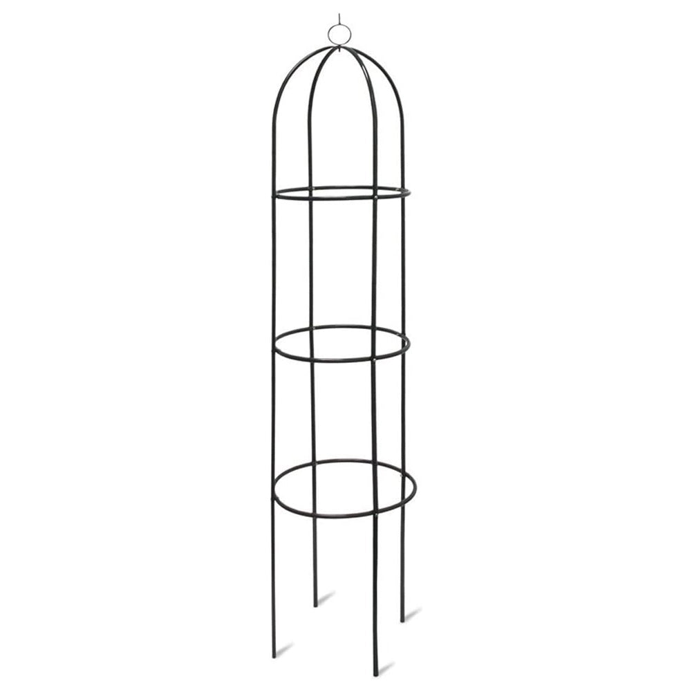 Supporto per Piante Rampicanti Obelisco Piramide da Giardino Altezza 185cm Verde