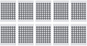 Segnalazione Posizione 10 Velocità - Marcatori Riflettenti - Riciclabili - Scanning Preciso - Misurazioni Ottiche - Strumenti di Posizionamento - Marcatori Riflettenti
