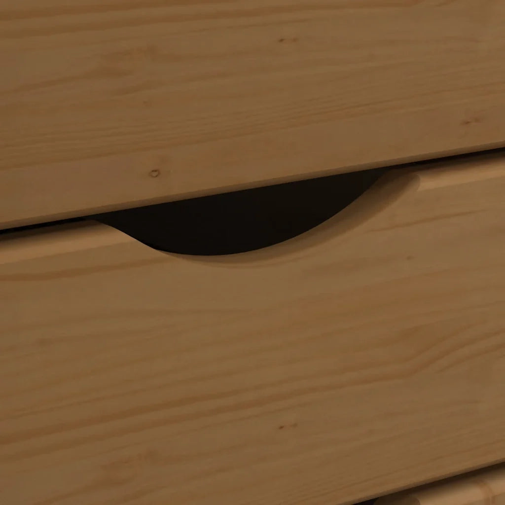 Armadietto Rotante con Cassetti MOSS ambra Legno Massello Pino 355894