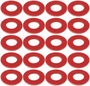 Raccordi a goccia 20 pezzi - Compatibile con Tohatsu 2,5 HP/6 HP - Lekprevenzione - Sostituzione OEM 332-60006-0 - Design pronto al mare - Dimensioni 8 x 16 x 1,2 mm - Afdichtringen diventano Gasket di drenaggio