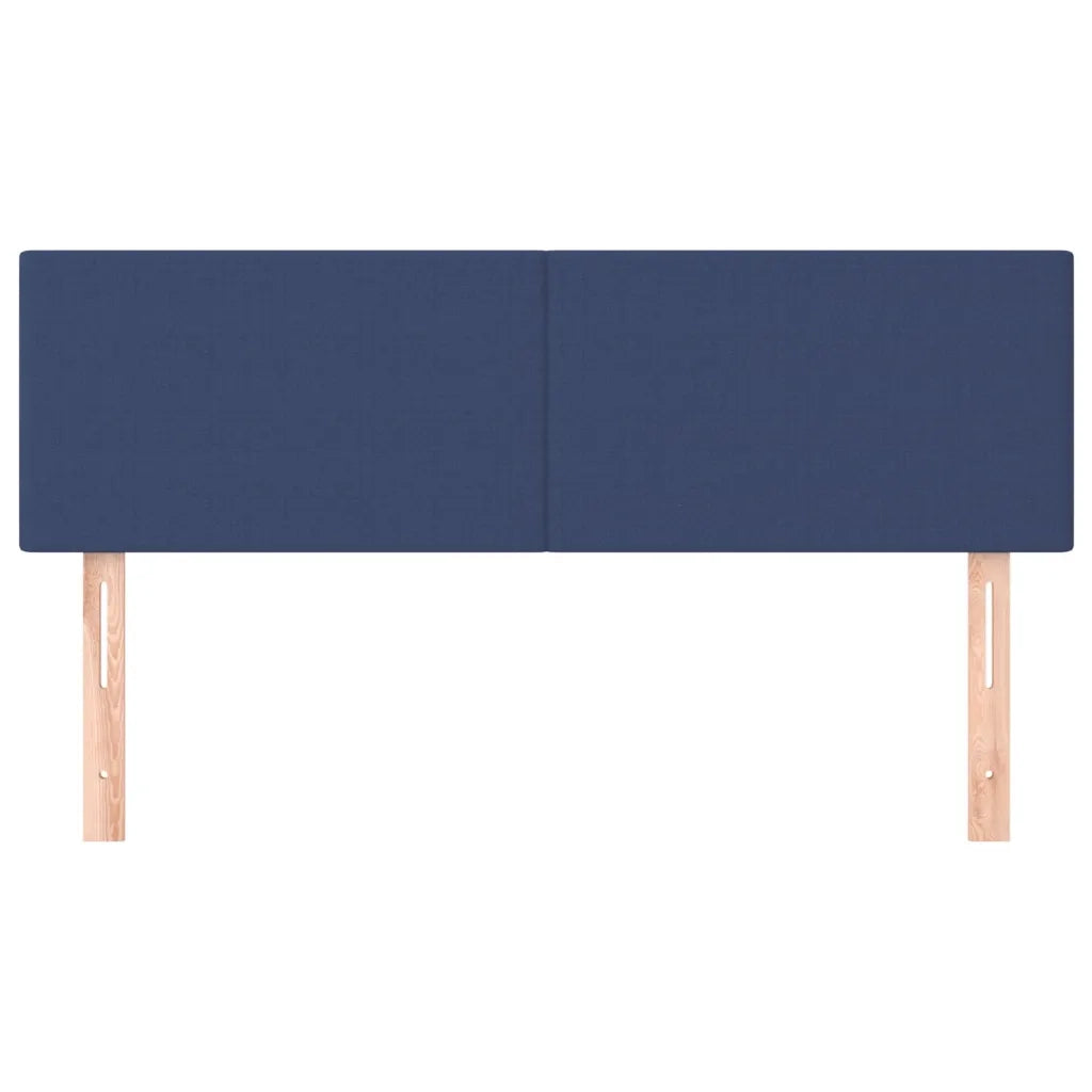 Testiere 2 pz Blu 72x5x78/88 cm in Tessuto