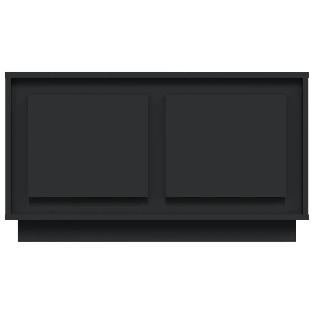 Mobile Porta TV Nero 80x35x45 cm in Legno Multistrato 819853
