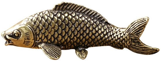Figura di pesce da ufficio in metallo con Arowana, simbolo di prosperità e fortuna, decorazione per casa e ufficio, scultura ornamentale per il bureau, regalo di successo.