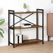 vidaXL Libreria Rovere fumo 80 x 30 x 83 cm Legno multistrato