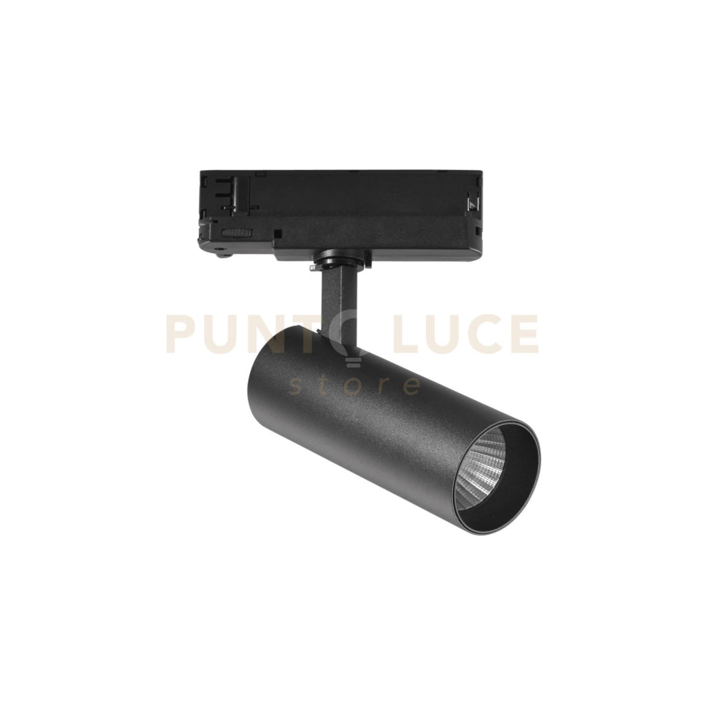FARO BINARIO PLANE NERO LED 20W 2450LM 3000K 6X15CM