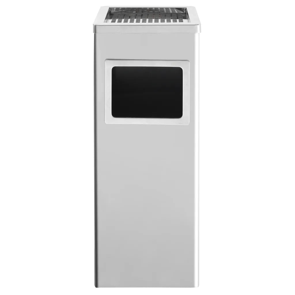 Pattumiera con Posacenere da Albergo 36 L Acciaio Inox 51090