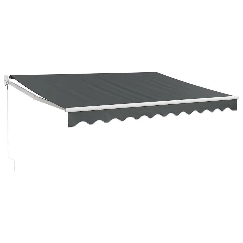 Tendada Sole Retrattile Antracite 3,5x2,5m Tessuto e Alluminiocod mxl 100224