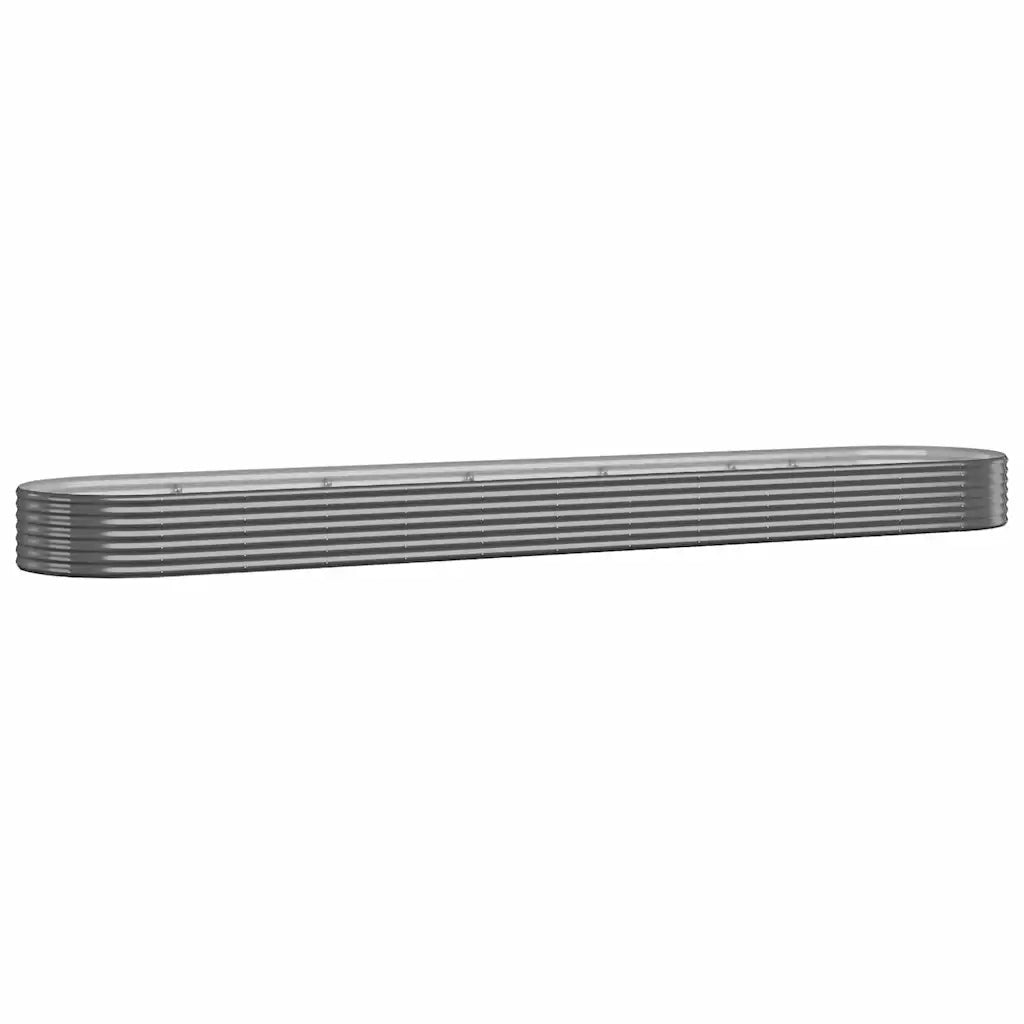Letto da Giardino in Acciaio a Polvere 507x100x36 cm Antracite