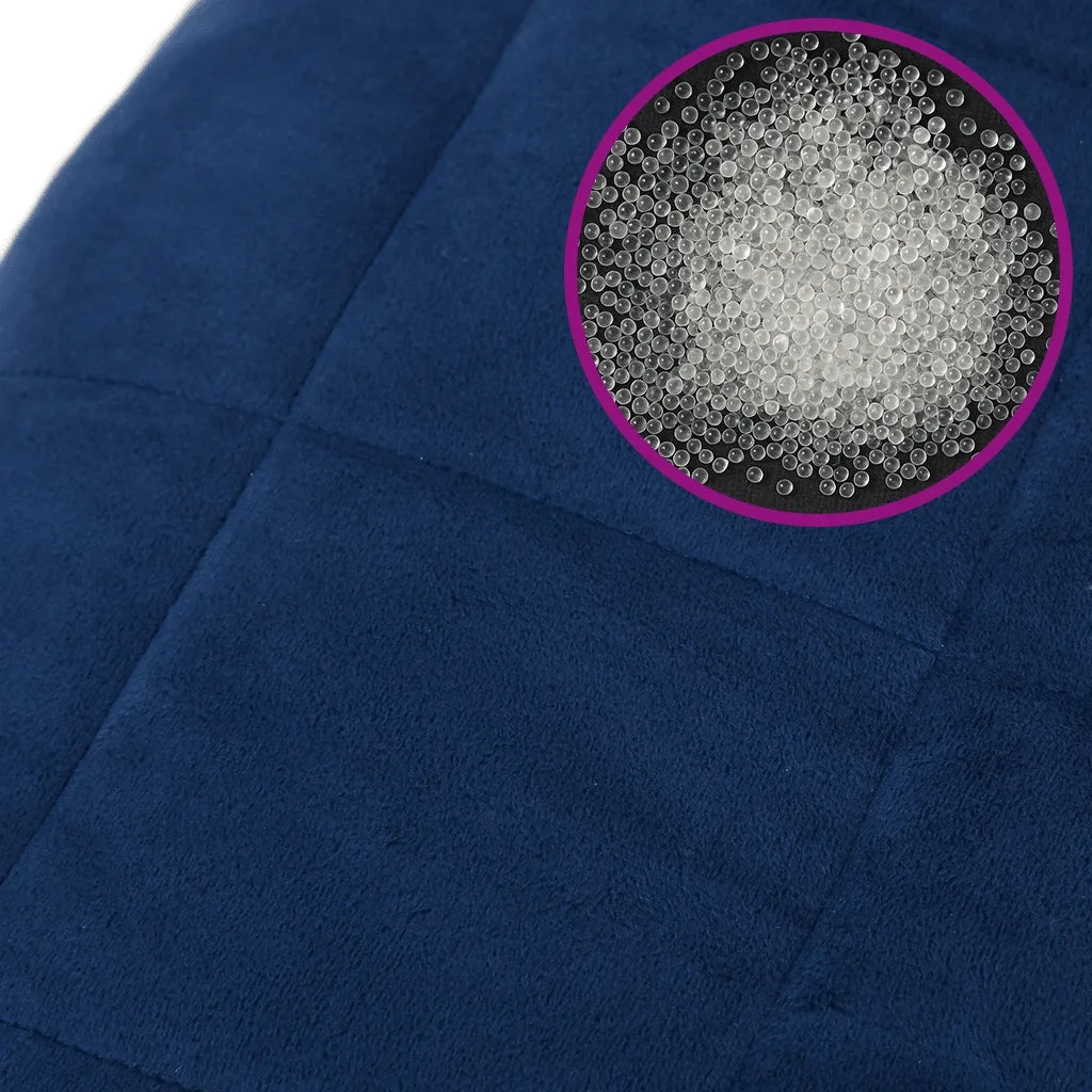 Coperta Ponderata Blu 220x260 cm 11 kg Tessuto cod mxl 68435