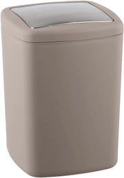 Cassetta di stoccaggio con coperchio - Assolutamente resistente - Capacità: 85 litri - Colorazione taupe