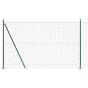 Palo della recinzione | Pannello per recinzione Verde 10 x 1,6 m (rete 60 x 60 mm)