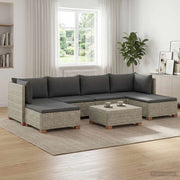 7 pz Set Lounge in Rattan con Cuscini GENDT Rattan naturale 3429867