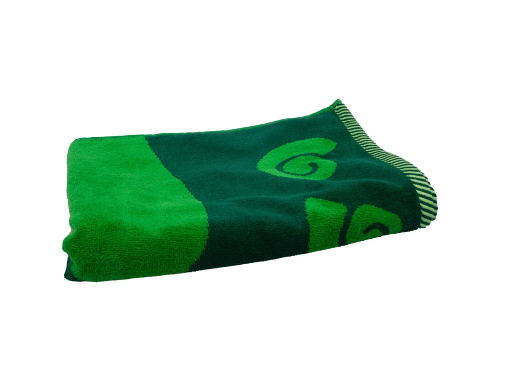 Telo Mare Jacquard Spugna Asciugamano Spiaggia Disegno Flipper - Telo Mare - Verde