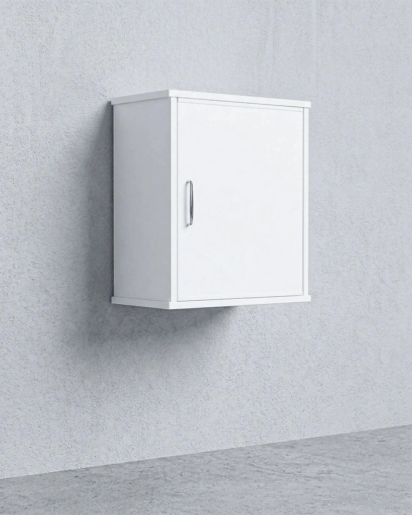 Pensile NEXA WALL 45 – Mobile Pensile in PVC con Ripiano Interno – 45x34x52 cm Bianco_