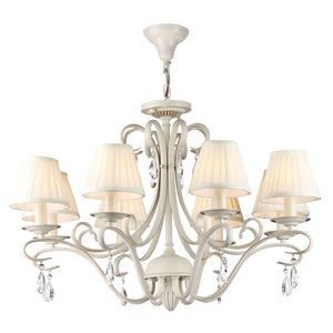 Lampadario Elegant in Metallo Brionia Beige