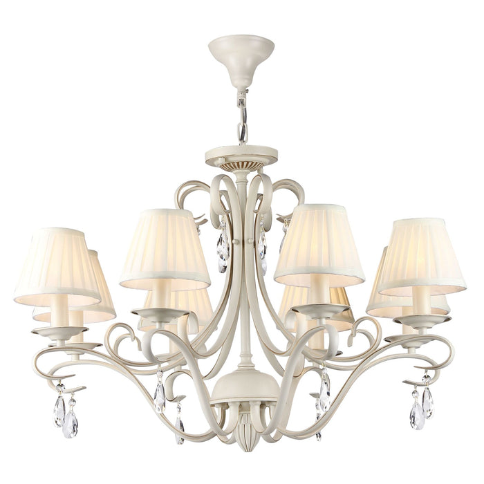 Lampadario Elegant in Metallo Brionia Beige