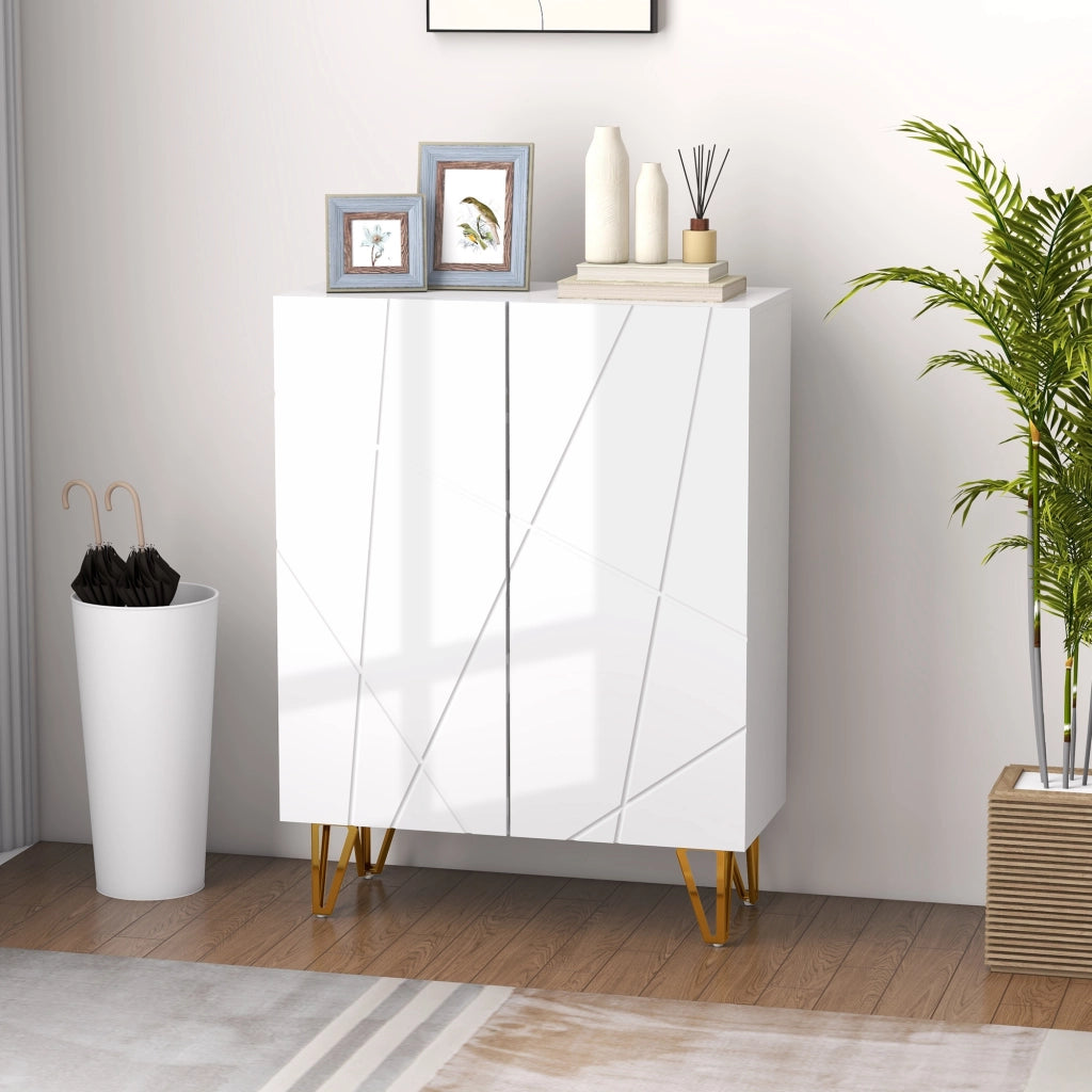 Scarpiera Moderna ¨C zephmum ¨C Bianco 72x31.5x95 cm