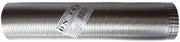 Tubo fumi flessibile estensibile alluminio naturale 250 mm da 0,5 a 3 mt