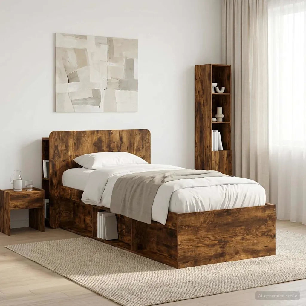 Testata del letto Rovere Fumo Legno ingegnerizzato 8001188