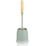 Asciugamani WC - Set di spazzolini WC con asta - Spazzolone WC in plastica - Accessori WC - [seleziona tra varie opzioni] (01 pezzo - grigio/verde/colori naturali)