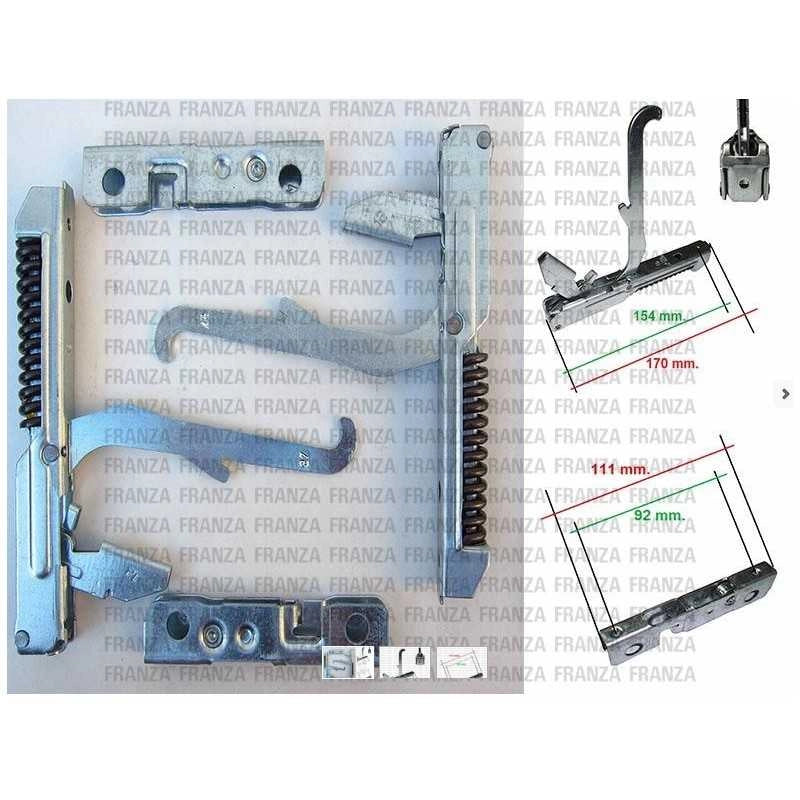 KIT 2PZ CERNIERA PORTA FORNO CUCINA GLEMGAS WEGA - GLEMGAS