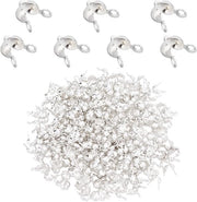 300 Stuks Slittini per Gioielli Fai da Te - Slittini per Cinturini e Collane - Slittini con Foro: 1,4 mm