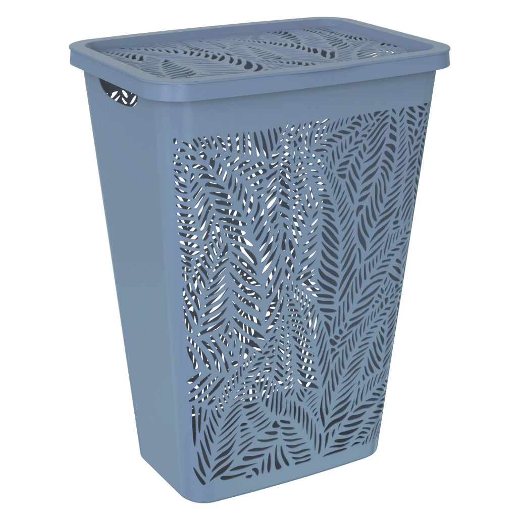 PORTABIANCHERIA JUNGLE 41,5X34XH59CM BLU CERULEO.