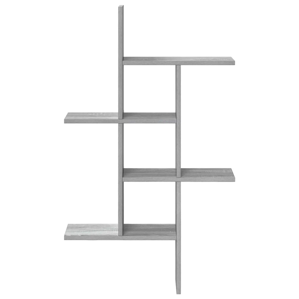 Scaffale da parete Sonoma grigio 61 x 15 x 102 cm 8012193