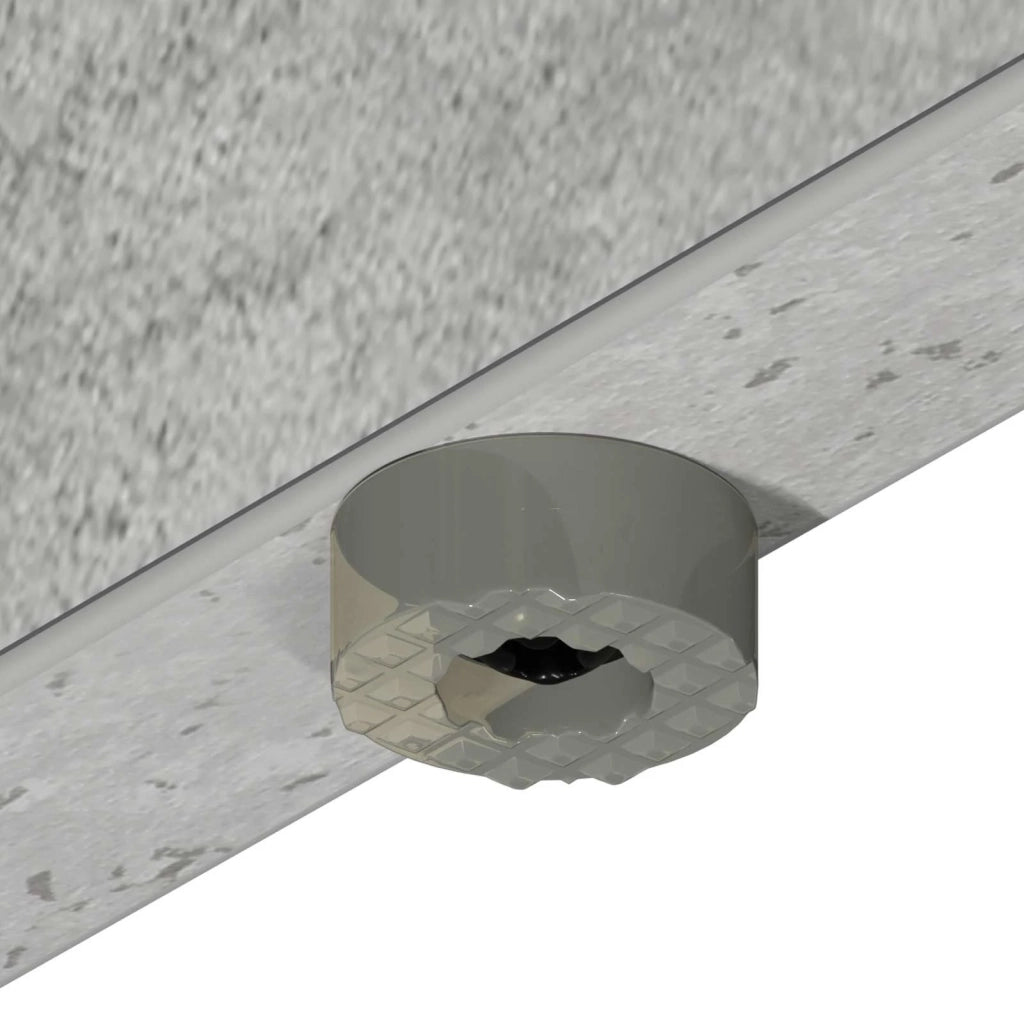 Giroletto per rete letto regolabile Grigio Cemento 100 x 200 cm 8021834