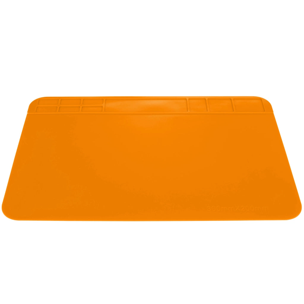 Tappetino in Silicone per Saldatura 200x300mm – Resistente al Calore 500°C | Antiscivolo, Organizzatori Viti