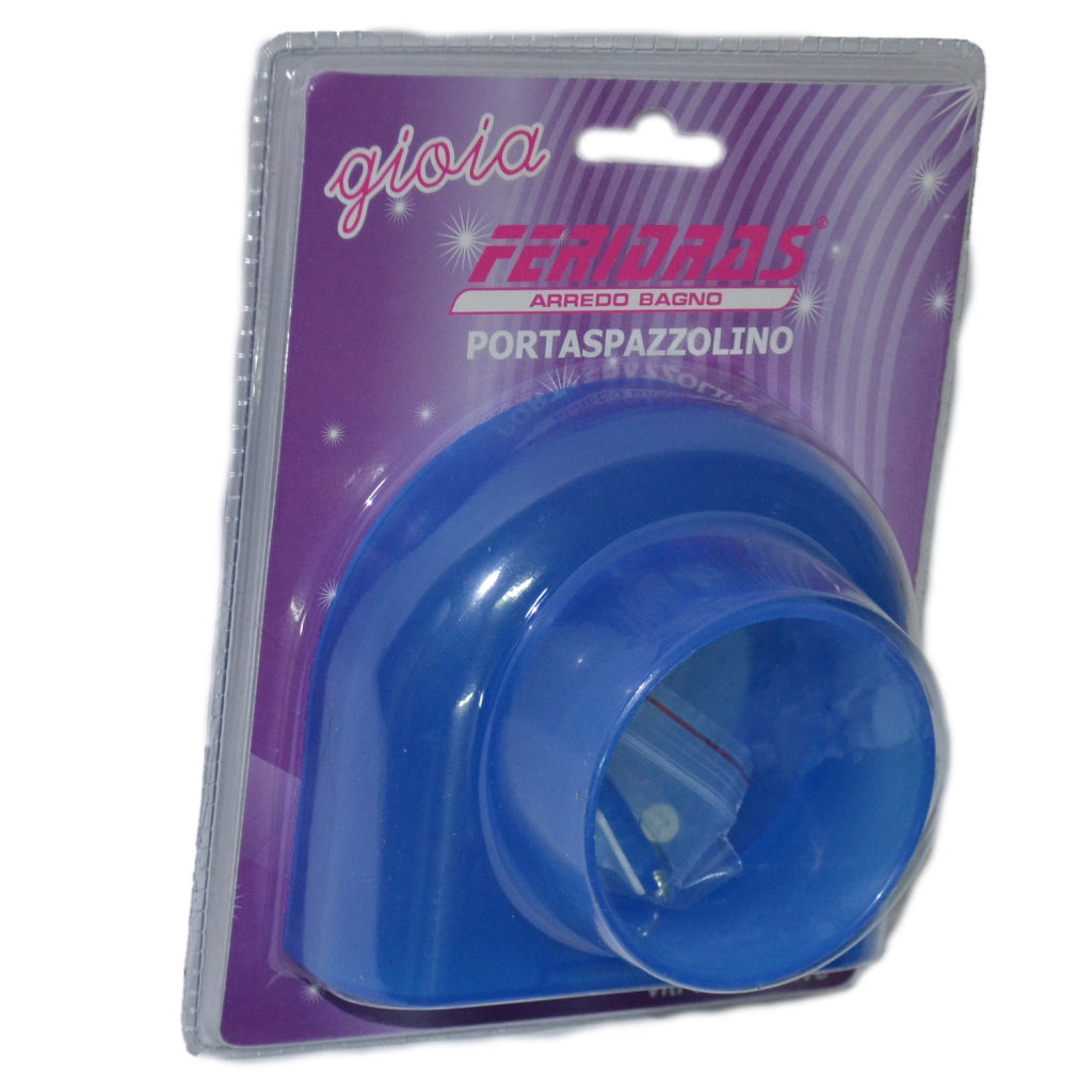 PORTASPAZZOLINO IN ABS BLU