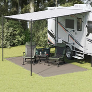 Tappeto da Tenda Grigio chiaro 500 x 400 cm Polietilene 42000193