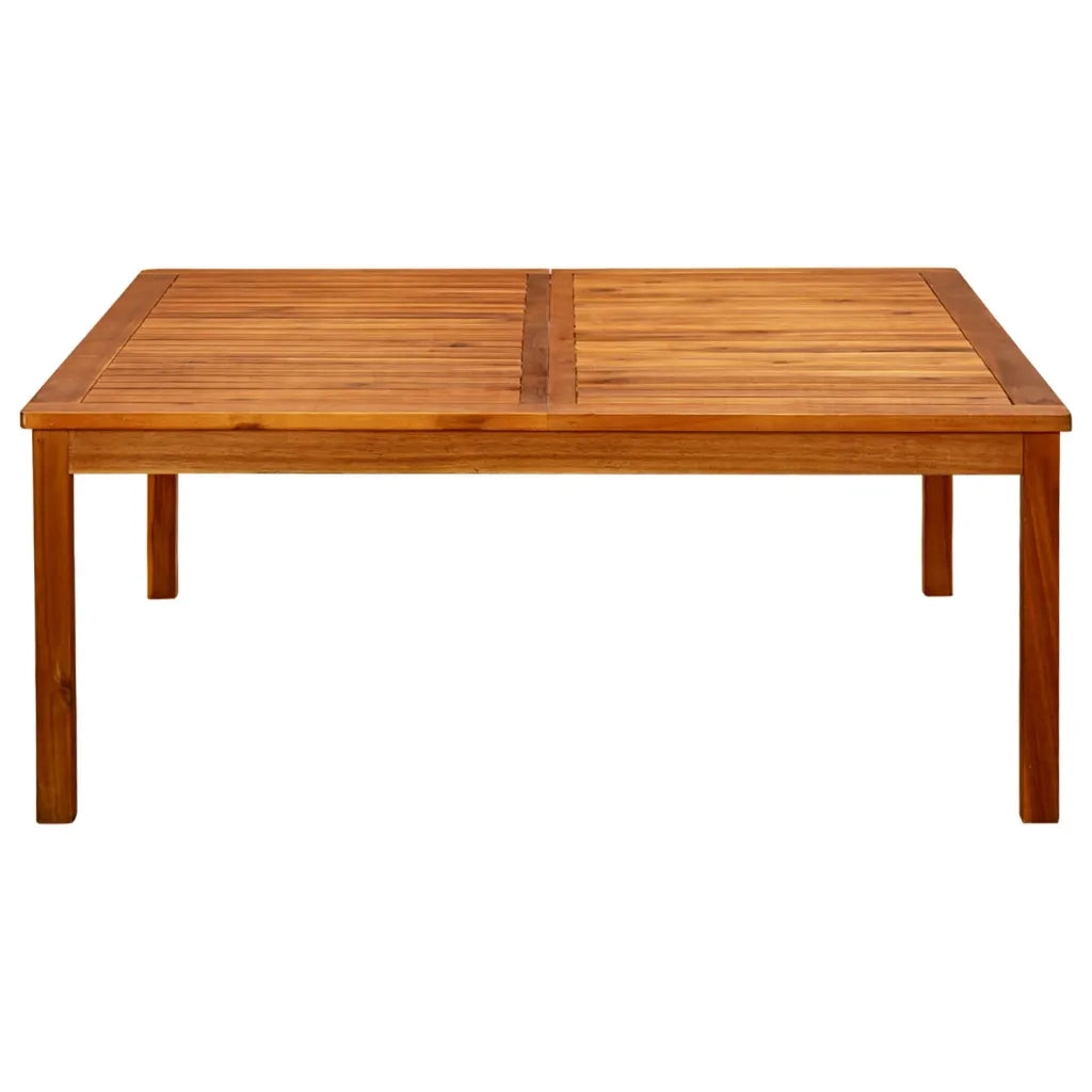 Tavolino da Giardino 110x110x45 cm in Legno Massello di Acacia 316397
