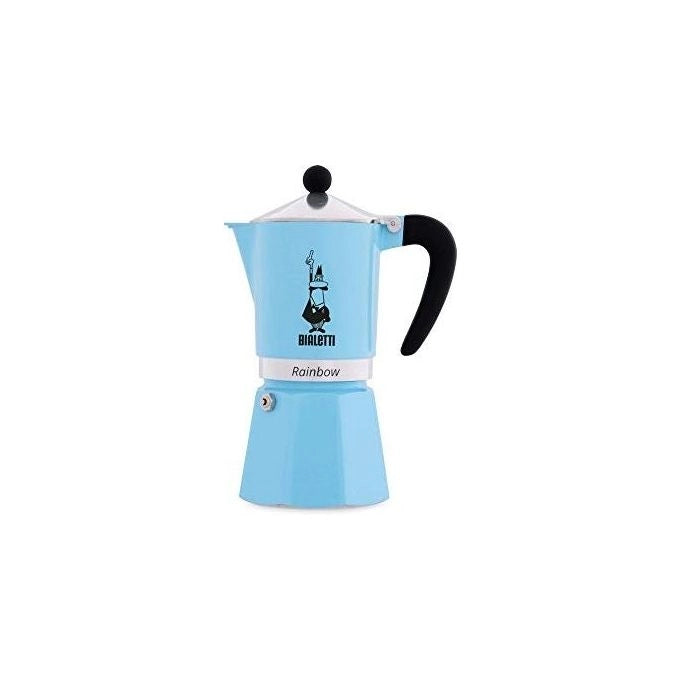 Bialetti Rainbow Moka 6 Tazze Azzurra