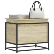 vidaXL Contenitore con Coperchio Rovere Sonoma 60x40x51,5cm Truciolato